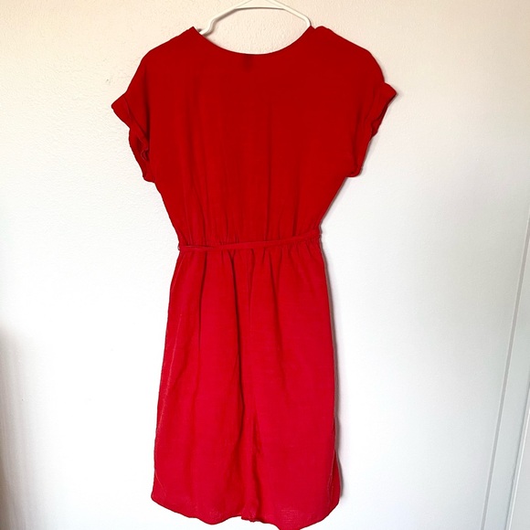 Universal Thread | Red Wrap Dress - Picture 2 of 6
